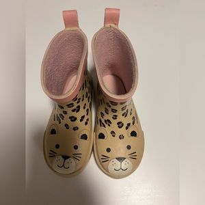 H&M Leopard Print Toddler Rain Boots